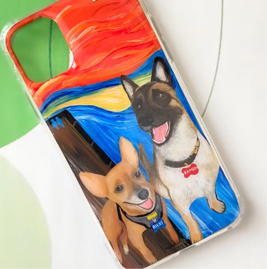 funda pintada