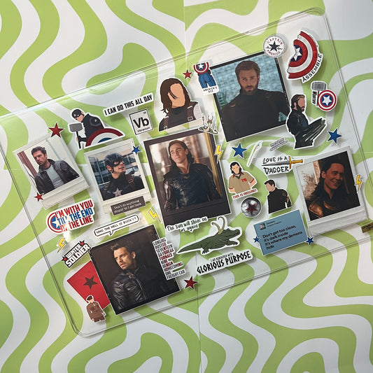 Bucky + Steve + Loki