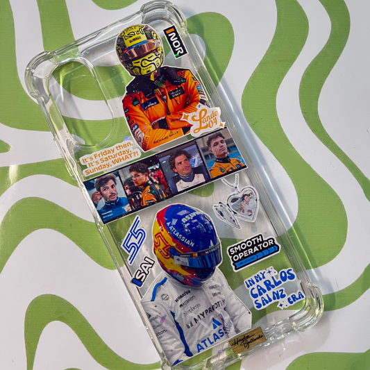 Carlos Sainz + Lando Norris