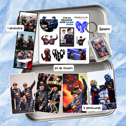 Fan kit Checo Perez + Max Verstappen
